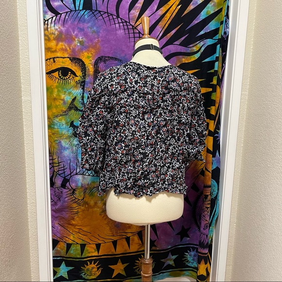 🌈 Lovely casual floral blouse - Picture 7 of 11